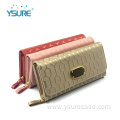 Fashionable high quality leather lady's purse handbag